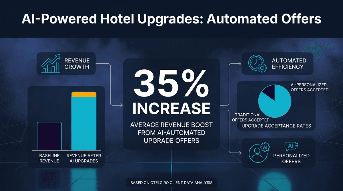 Otel Upgrade Gelir Modeli İnfografiği