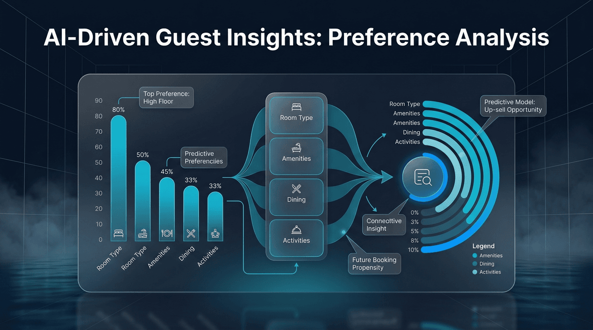 Makine Öğrenimi Misafir Tercih Analizi İnfografiği