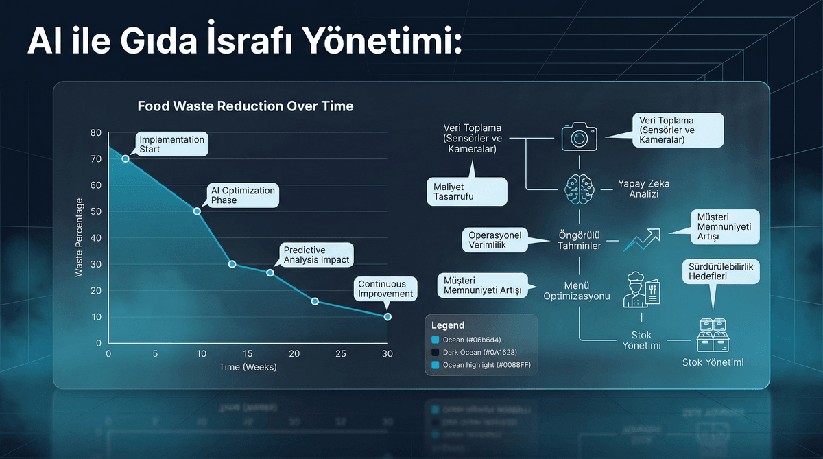 AI ile Gıda İsraf Takibi: Otel Mutfağında Akıllı Yönetim