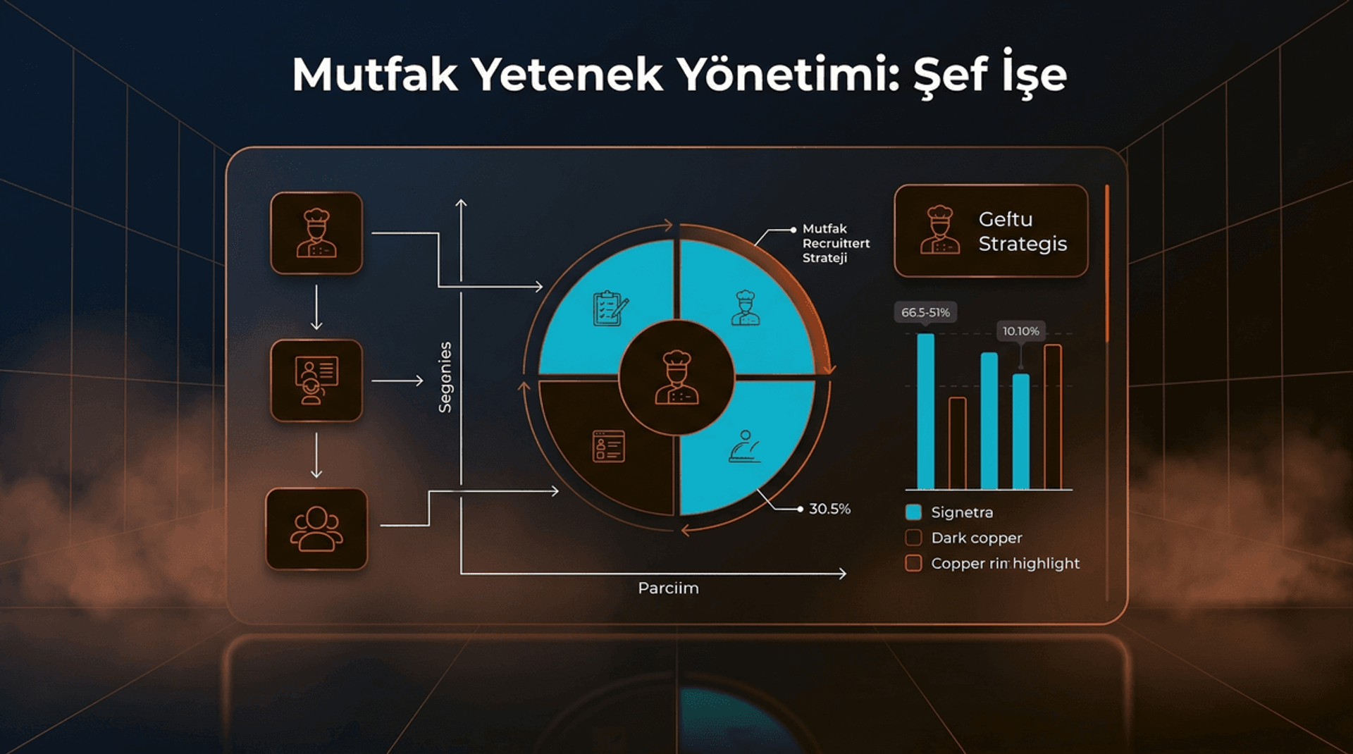Şef ve Yetenek Yönetimi İnfografiği