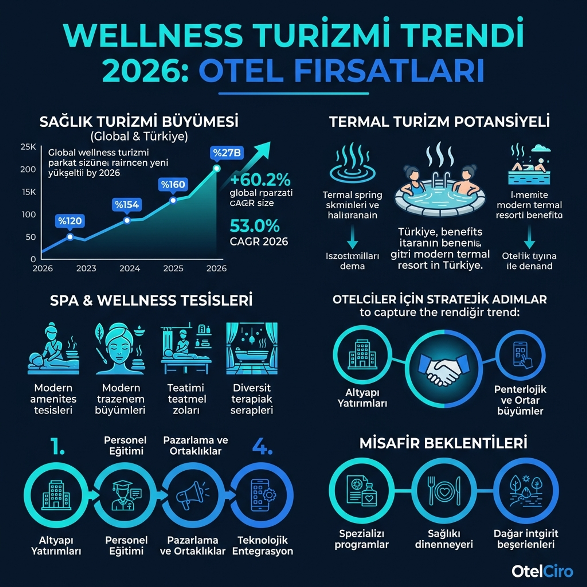 Wellness Turizm Trendi 2026 İnfografiği