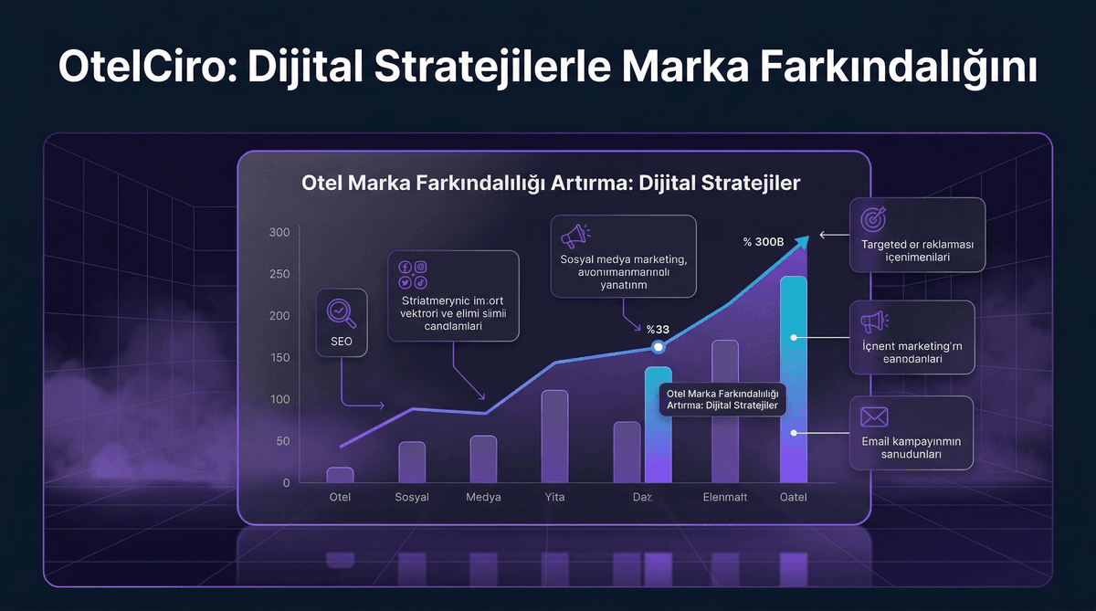 Otel Marka Farkındalılığı Artırma: Dijital Stratejiler