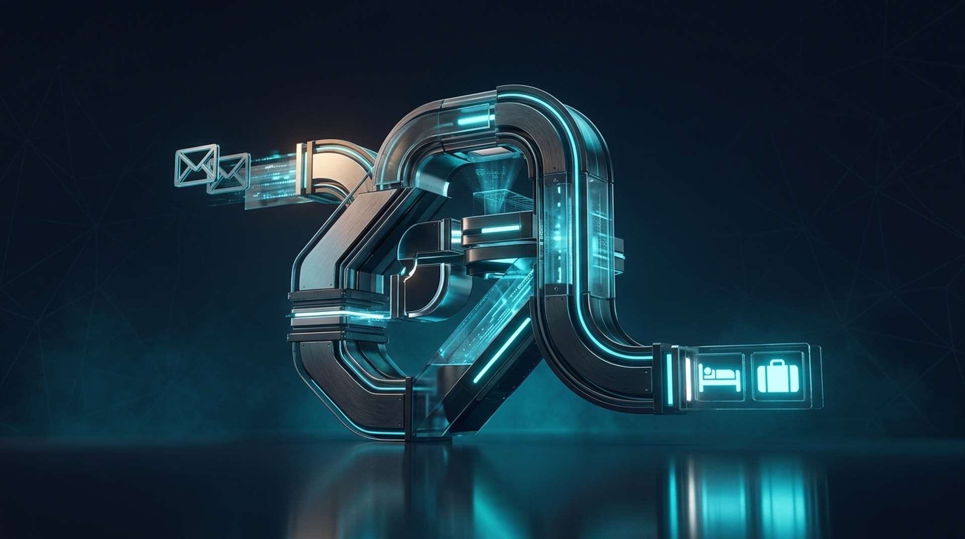 Hotel email marketing automation infographic