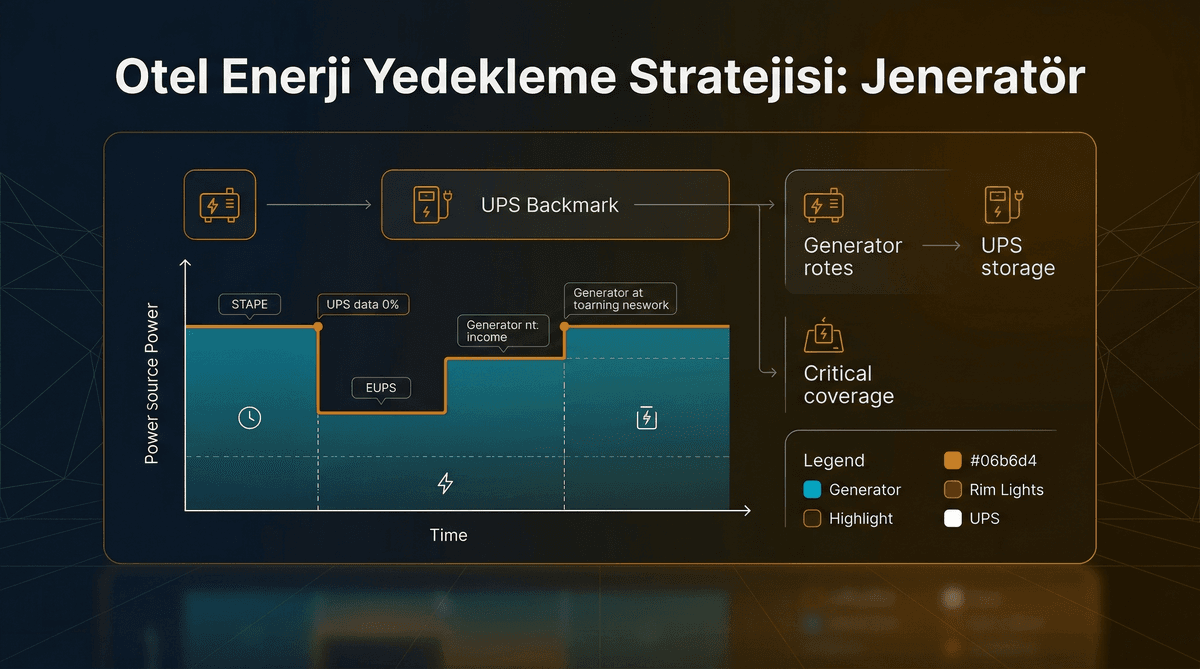 Jeneratör ve UPS Yönetimi: Otel Enerji Yedekleme Stratejisi