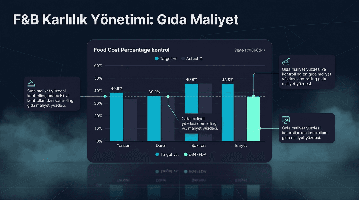 Gıda Maliyet Yüzdesi Kontrolü: F&B Karlılık Yönetimi