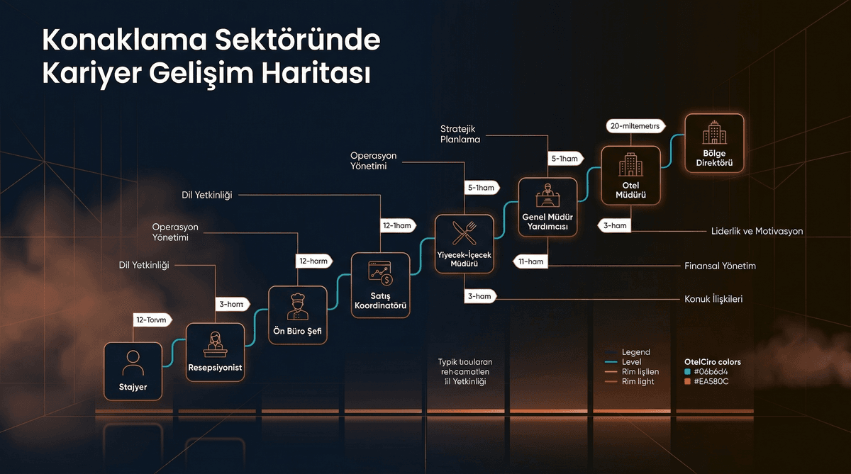 Konaklama Sektöründe Kariyer Yolu: Gelişim Haritası