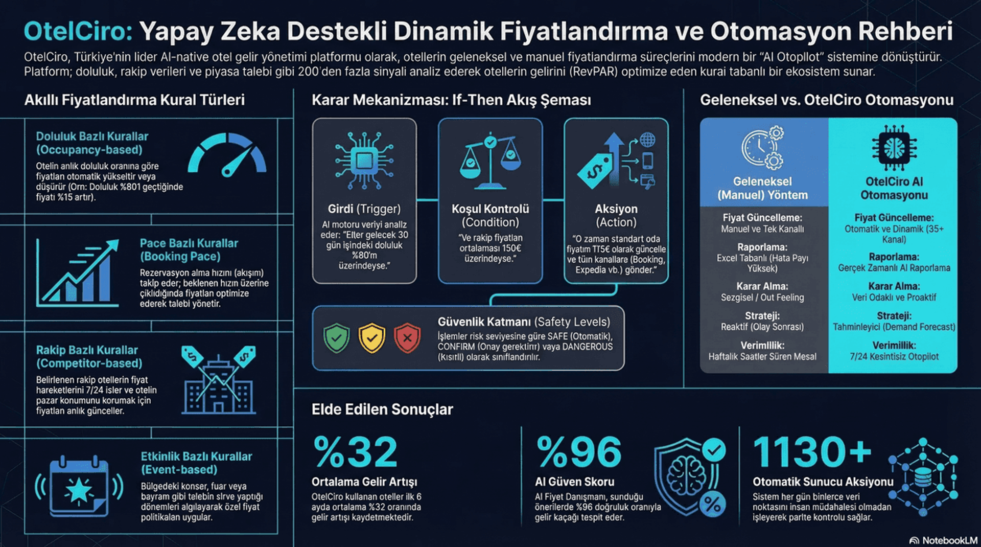 Otel otomatik fiyat kuralları motoru