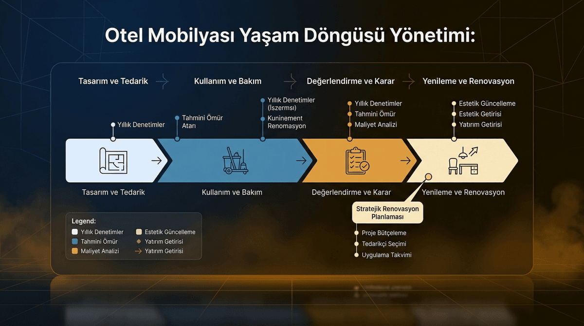 Otel Mobilya Yaşam Süresi Yönetimi