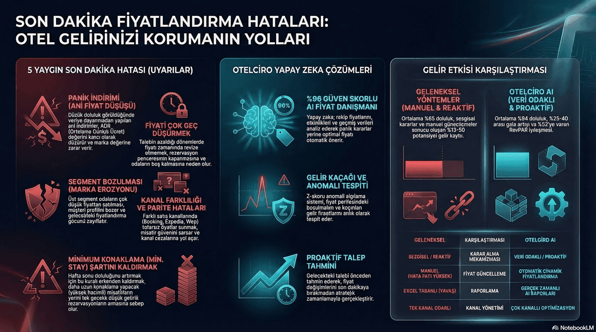 Last Minute Fiyatlandırma Hataları: Otellerin En Büyük 5 Yanılgısı