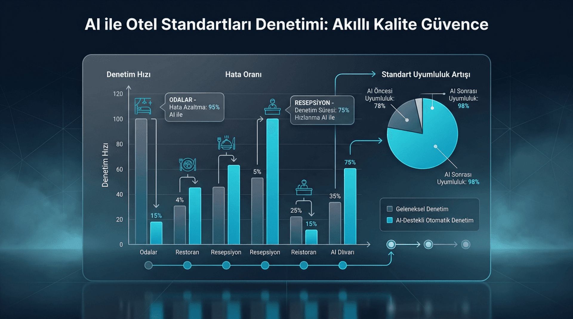 AI Destekli Kalite Güvence: Otel Standartlarını Otomatik Denetleme