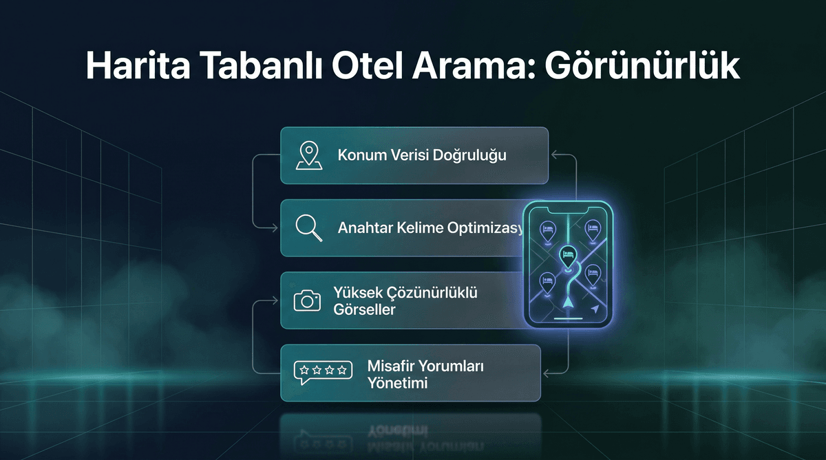 Harita Tabanlı Otel Arama: Görünürlük Optimizasyonu