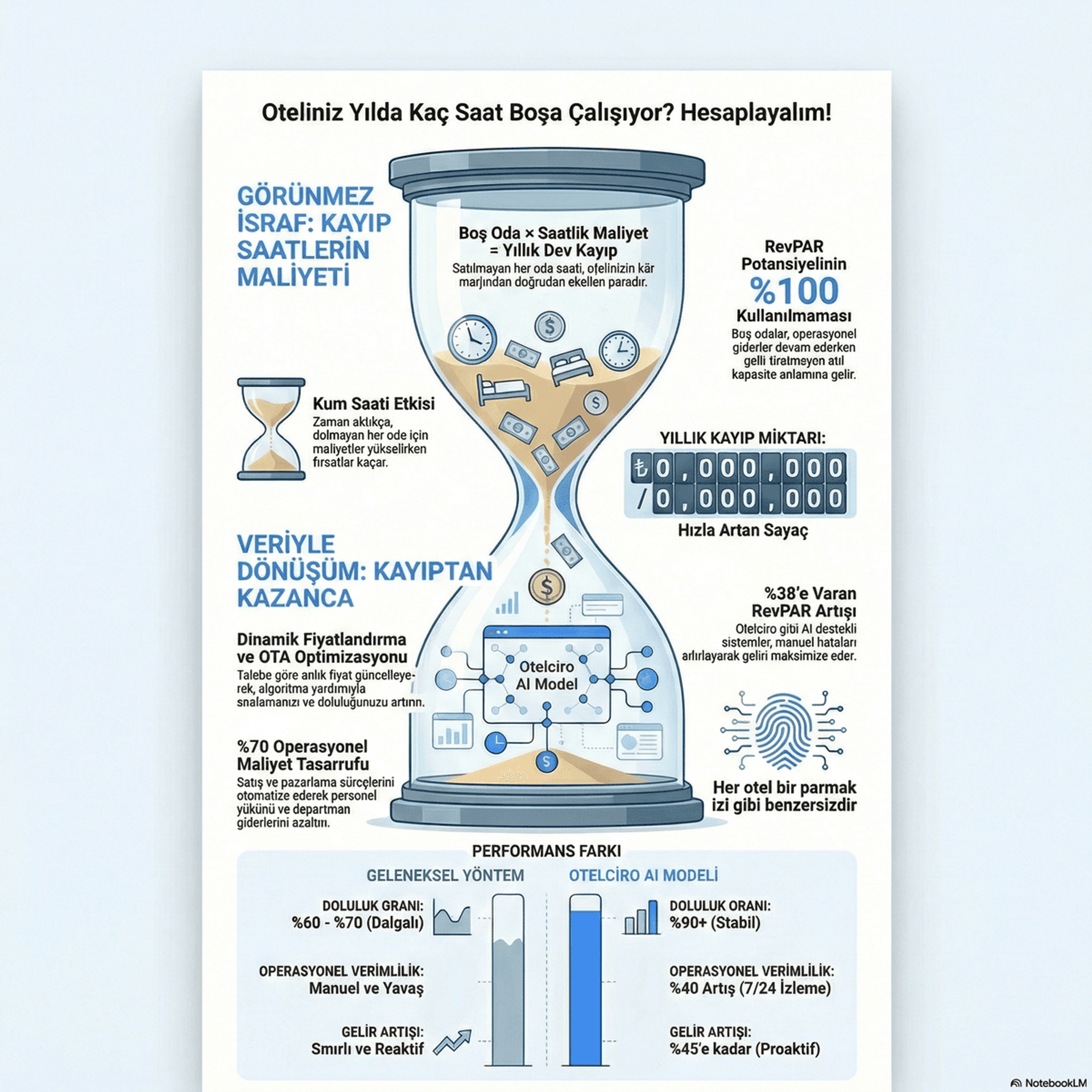 Oteliniz Yılda Kaç Saat Boşa Çalışıyor? Boş Odanın Gerçek Maliyeti