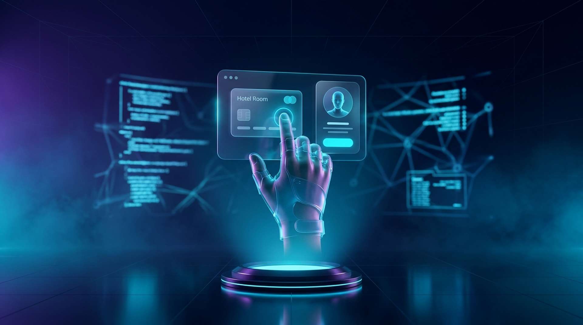 Otelcilik ve metaverse/sanal gerçeklik uygulamaları infografik — VR otel turu, sanal etkinlik ve gelecek senaryoları