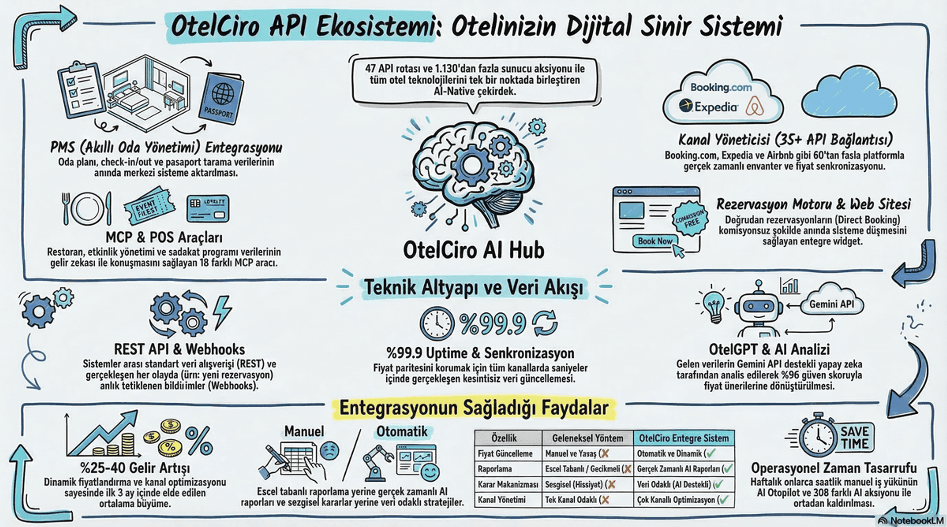 Otel API Entegrasyonu: Modern Otel Yönetiminin Temeli