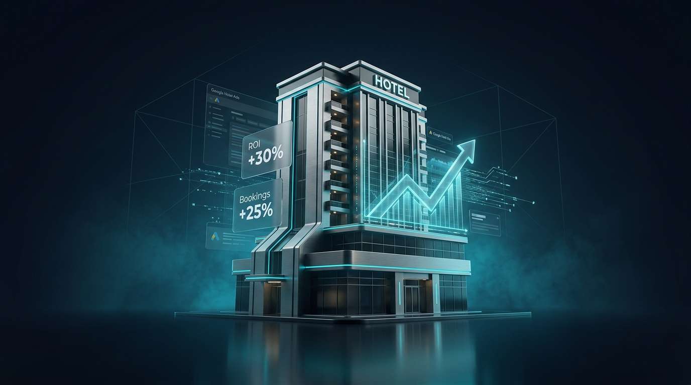 Google Hotel Ads otel PPC reklam stratejisi infografiği