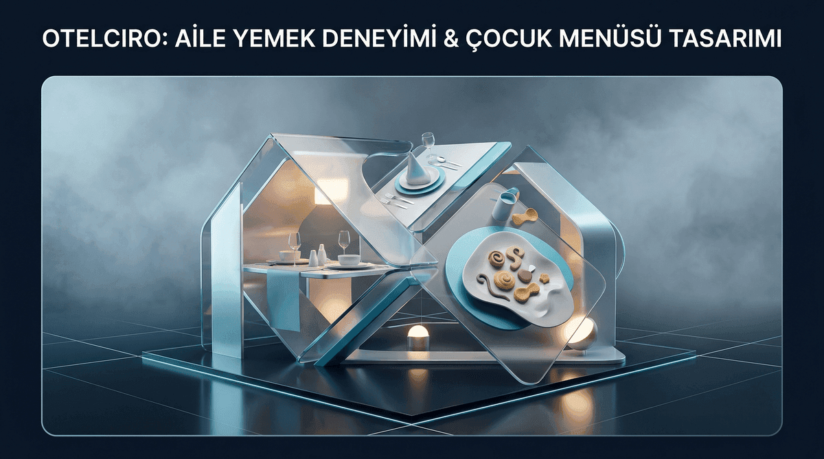 Otel Çocuk Menüsü ve Aile Yemek Deneyimi İnfografiği