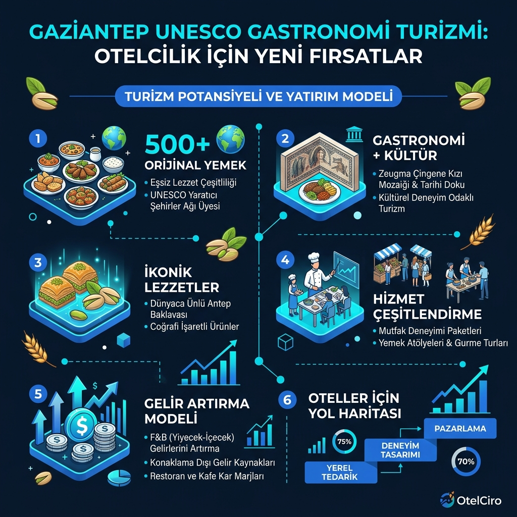 Gaziantep Gastronomi Turizmi ve Otel Fırsatları: UNESCO Yaratıcı Şehir 2026