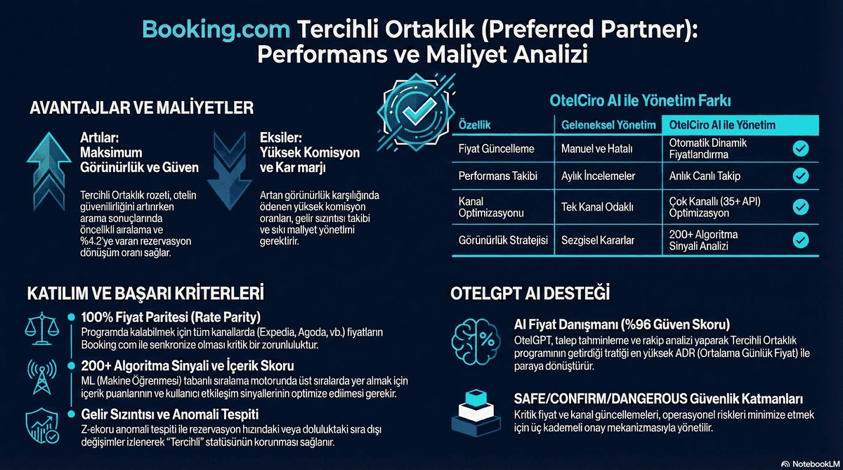 Booking.com Preferred Partner Programı: Avantajlar ve Maliyetler