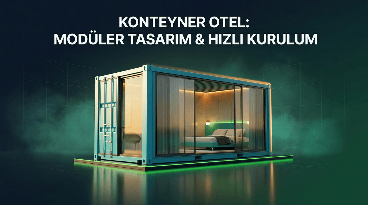 Konteyner Otel Modüler Tasarım