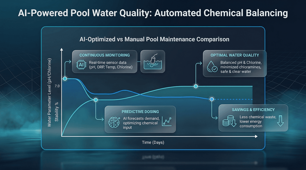 AI ile Havuz Su Kalitesi İzleme: Kimyasal Dengeleme Otomasyonu
