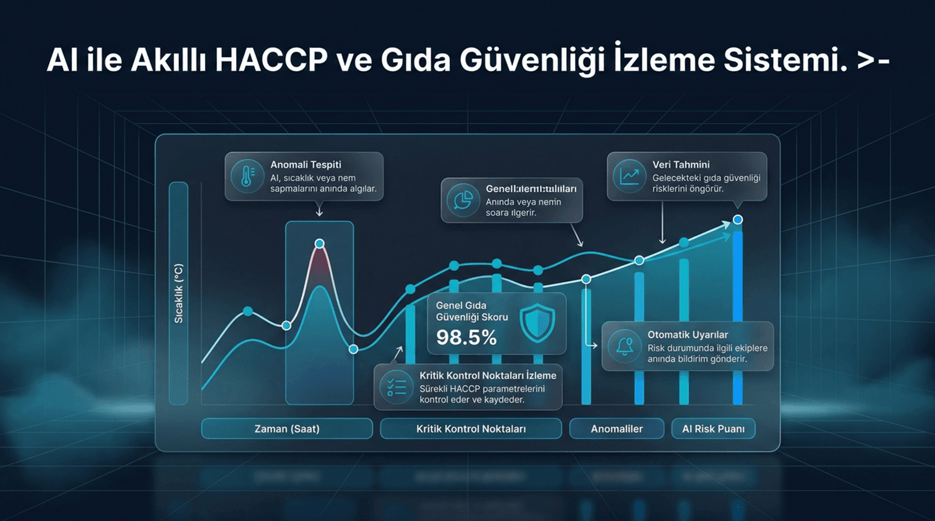 AI ile HACCP ve Gıda Güvenliği İzleme Sistemi