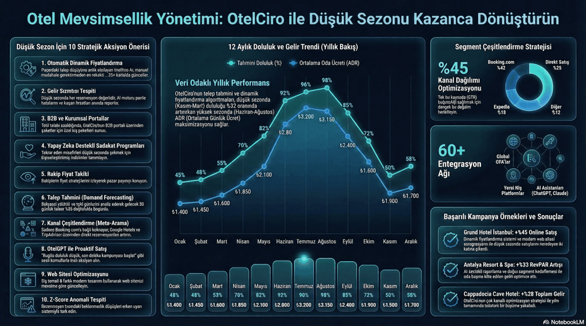 Otelde Mevsimsellik Yönetimi: Düşük Sezonu Fırsata Çevirin