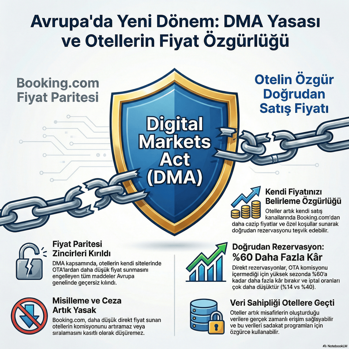 Avrupa'da Yeni Dönem: DMA Yasası ve Otellerin Fiyat Özgürlüğü