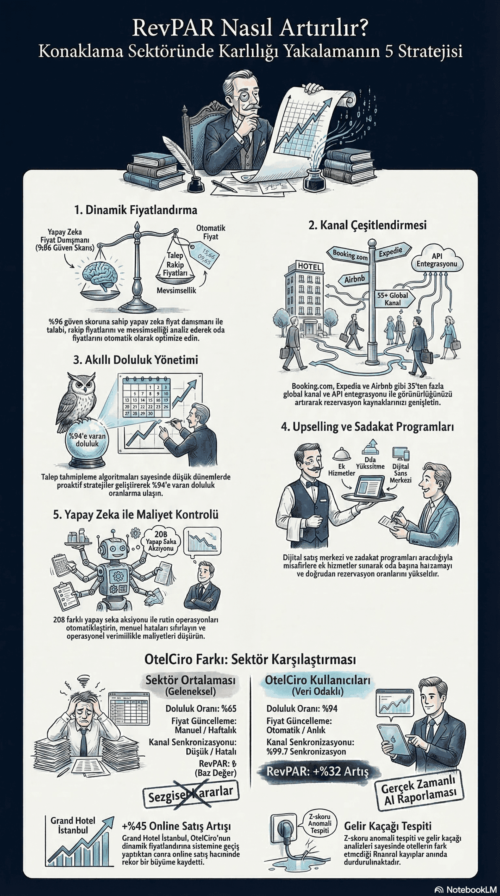 RevPAR artırma stratejileri ve taktikleri