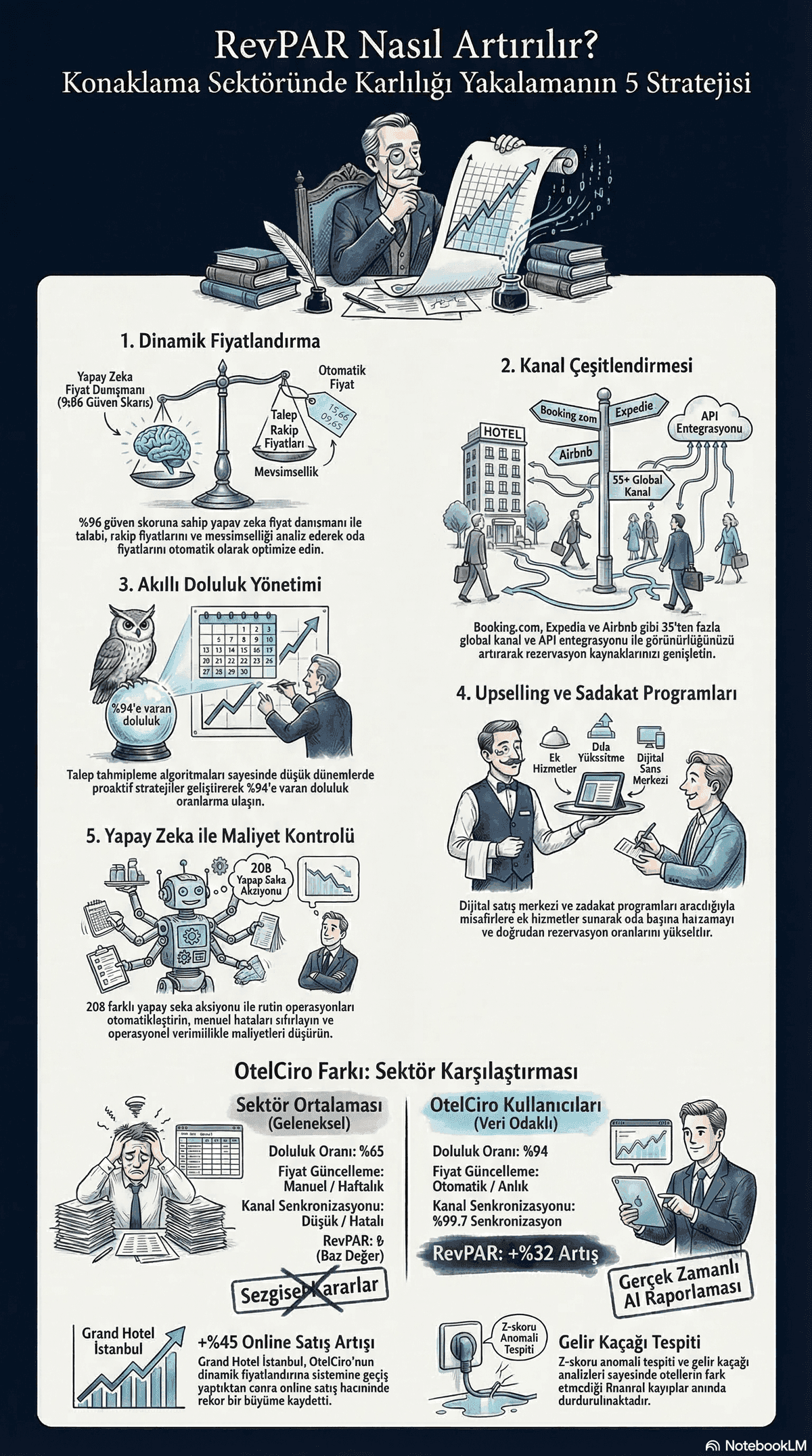 RevPAR Nasıl Artırılır? Gelir Yöneticileri İçin 5 Kanıtlanmış Strateji