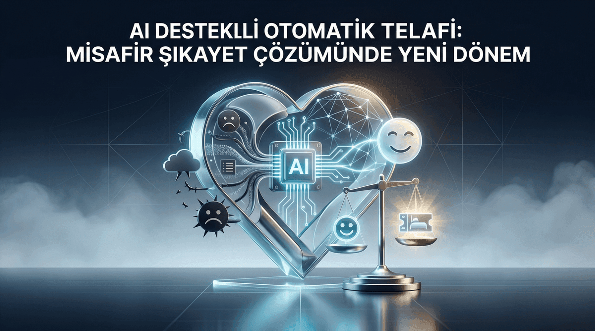 AI Misafir Şikayet Çözüm İnfografiği