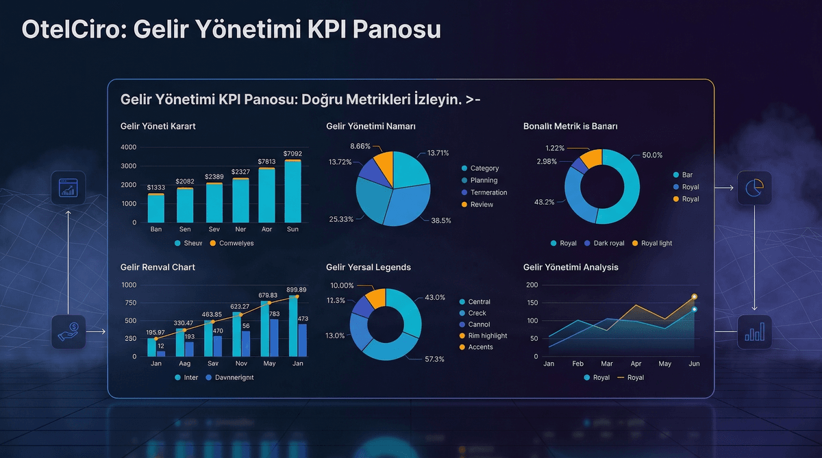 Gelir Yönetimi KPI Panosu: Doğru Metrikleri İzleyin
