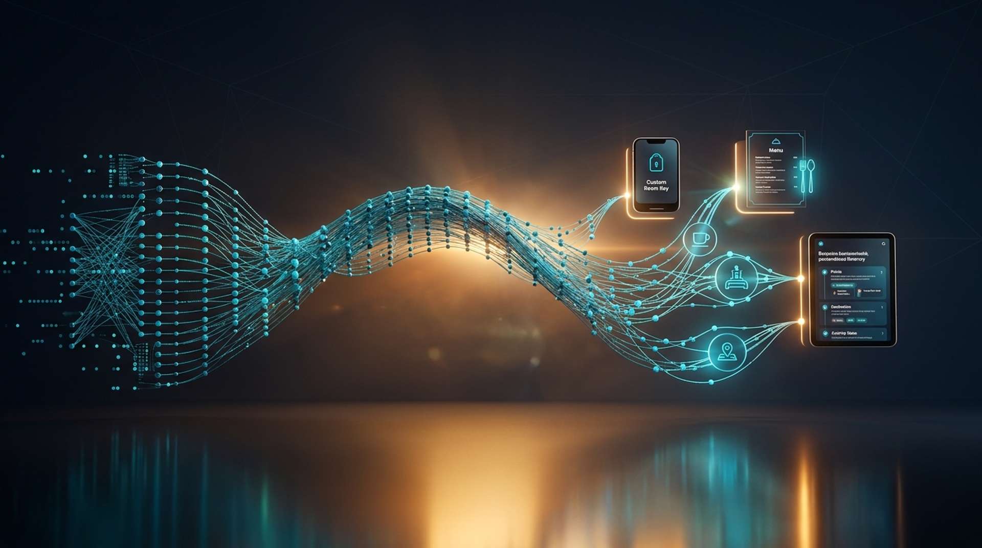 Hotel guest experience personalization infographic