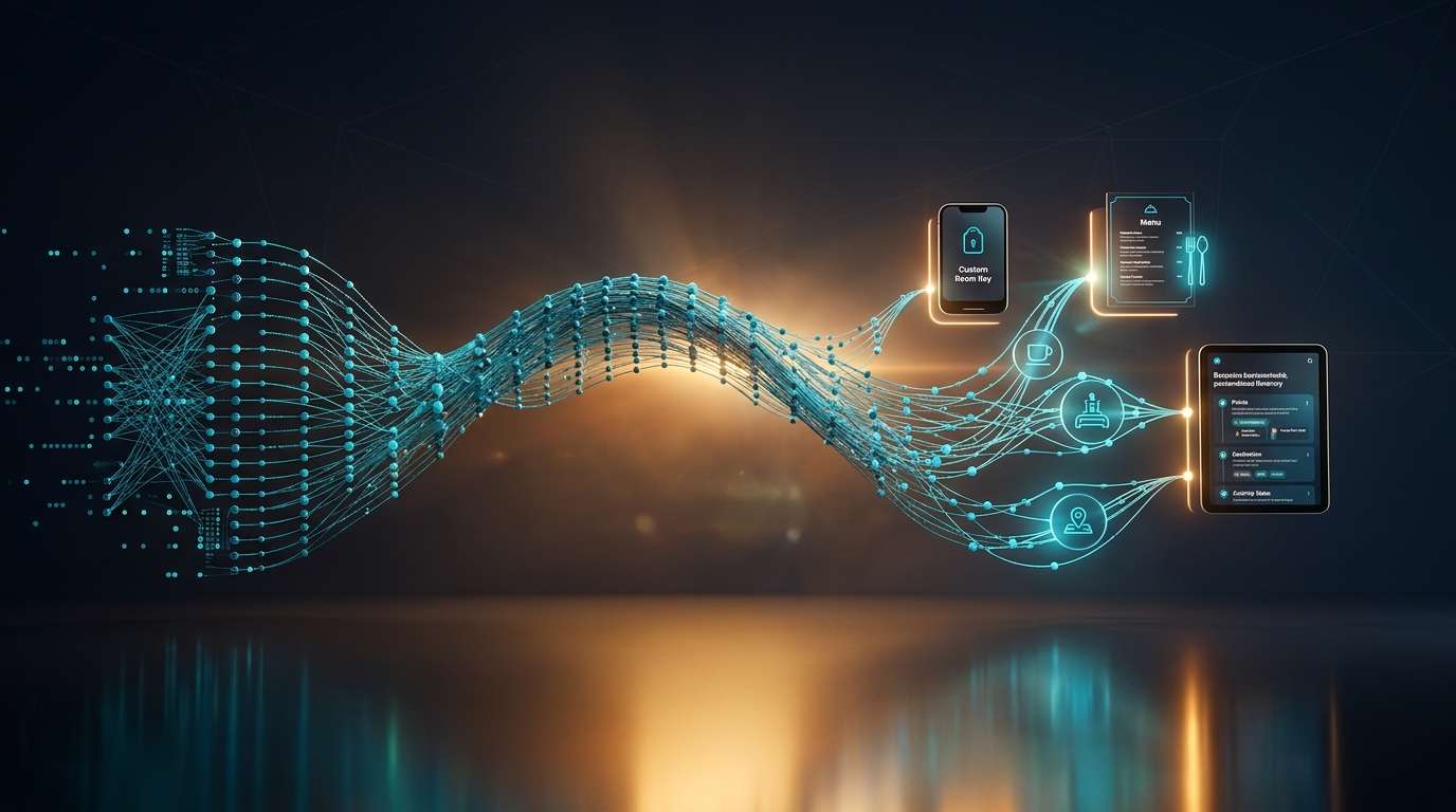 Hotel guest experience personalization infographic