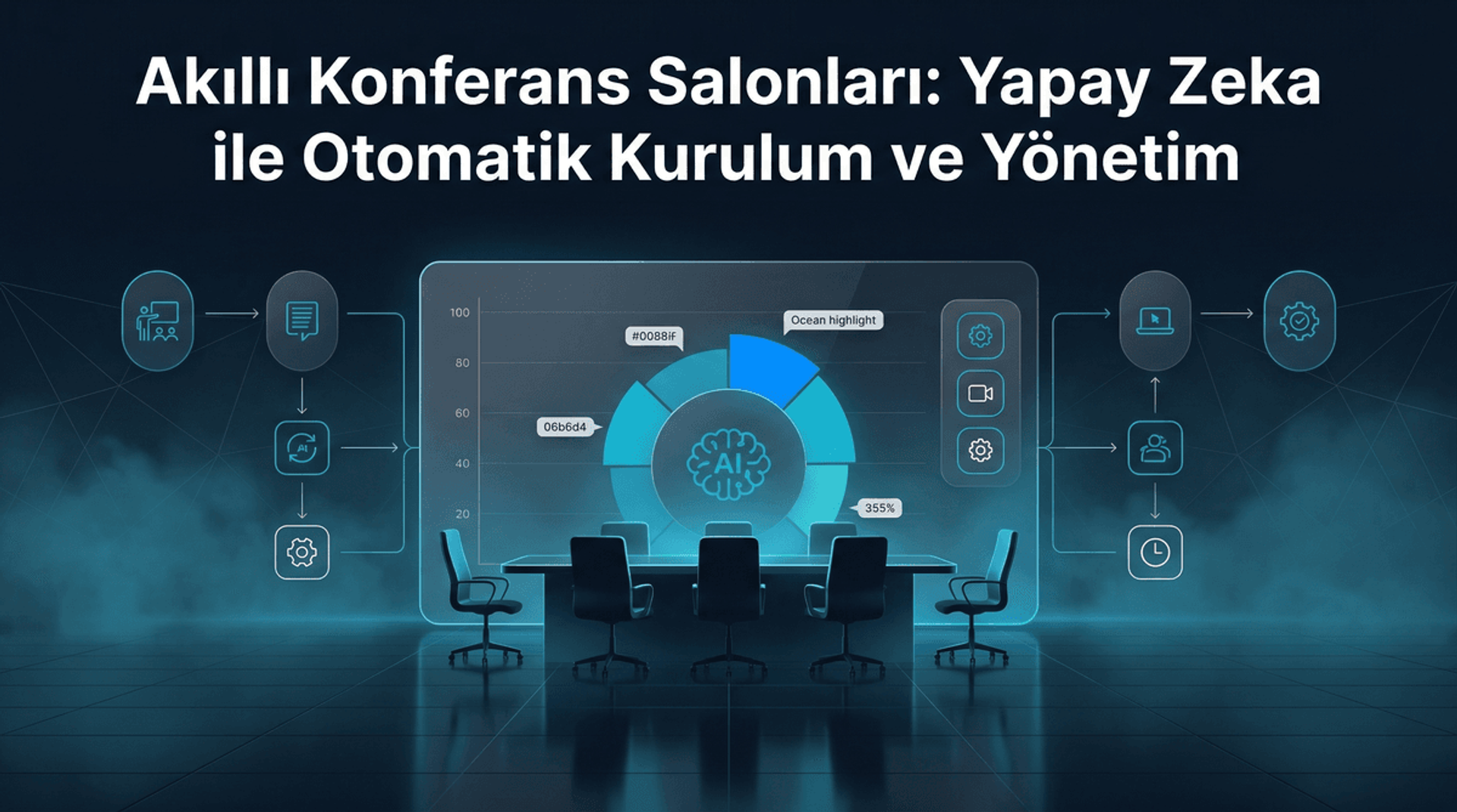 AI ile Konferans Salonu Otomatik Kurulum ve Yönetim