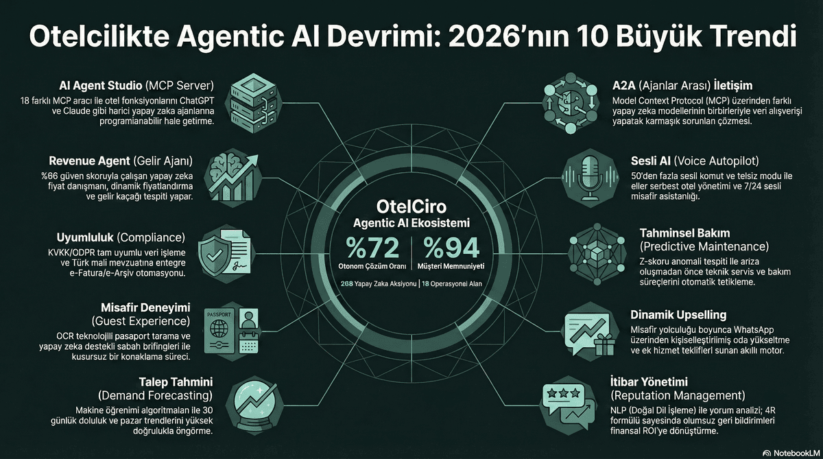 Agentic AI: Otonom Otel Operasyonları İçin 2026'nın 10 Kritik Trendi