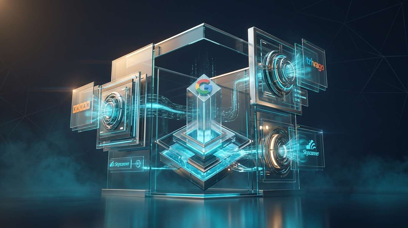 Hotel metasearch marketing infographic