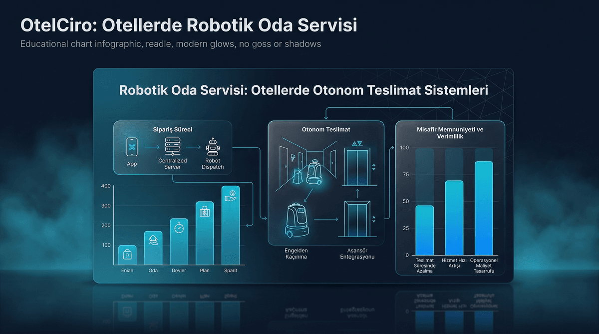 Robotik Oda Servisi: Otellerde Otonom Teslimat Sistemleri