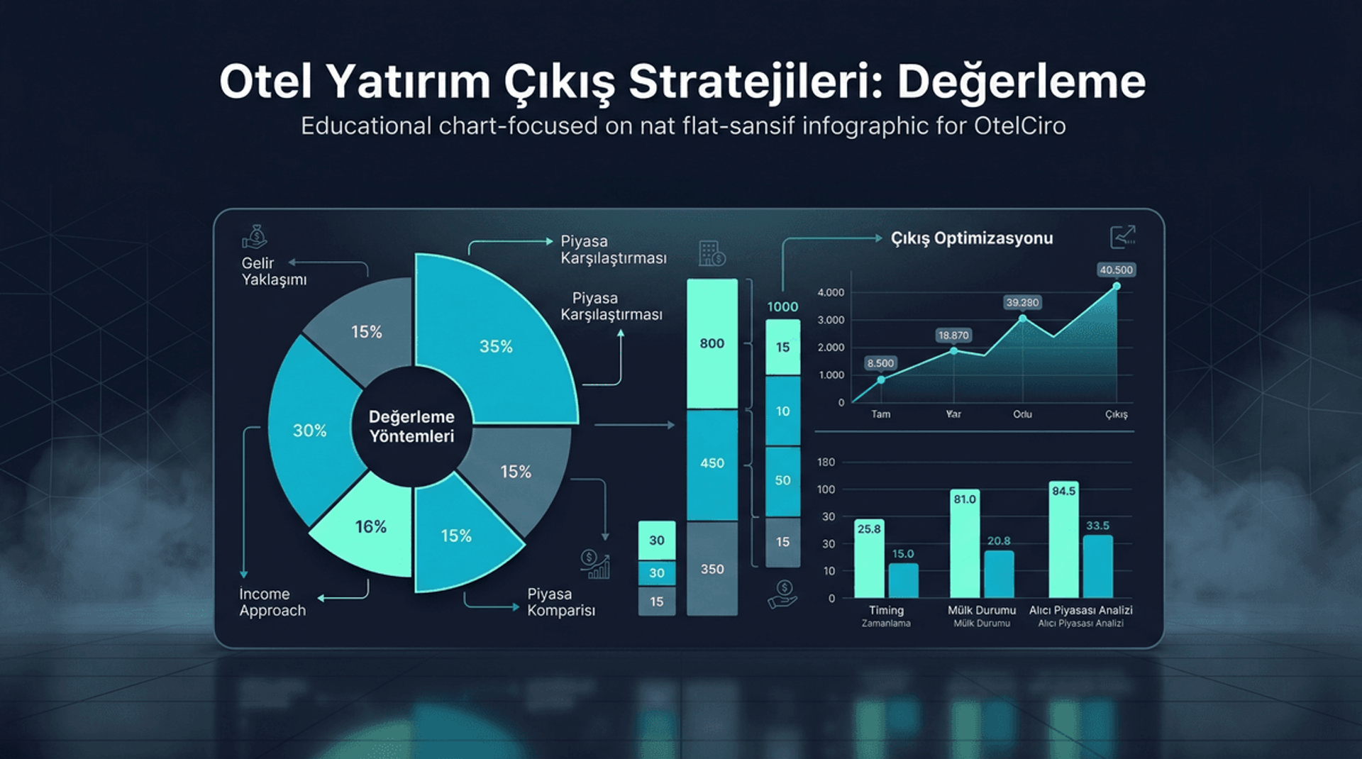 Otel Yatırım Çıkış Stratejisi İnfografiği