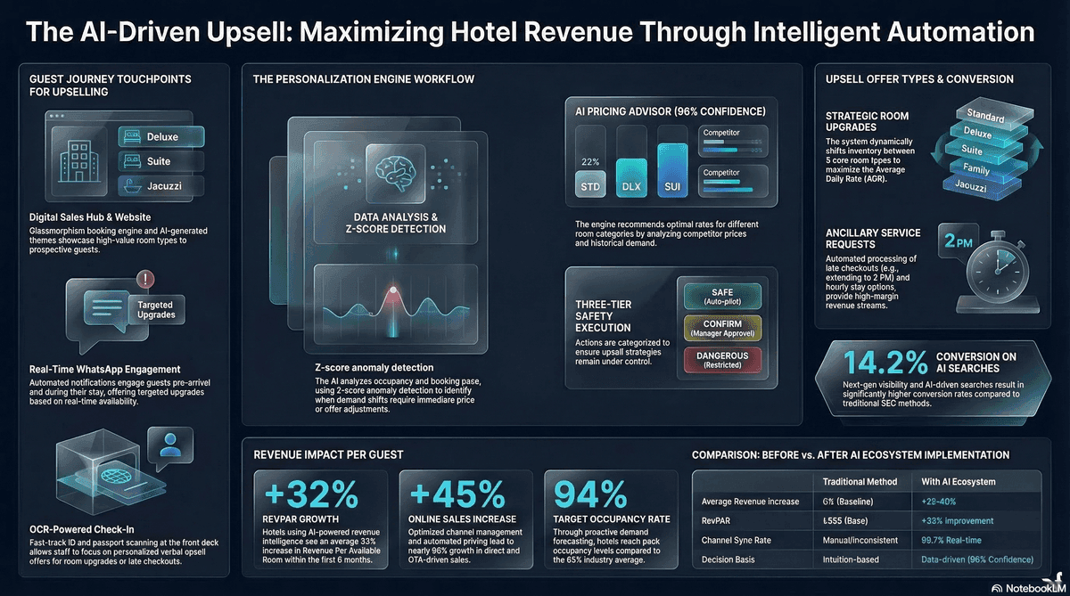 AI-powered hotel upselling techniques