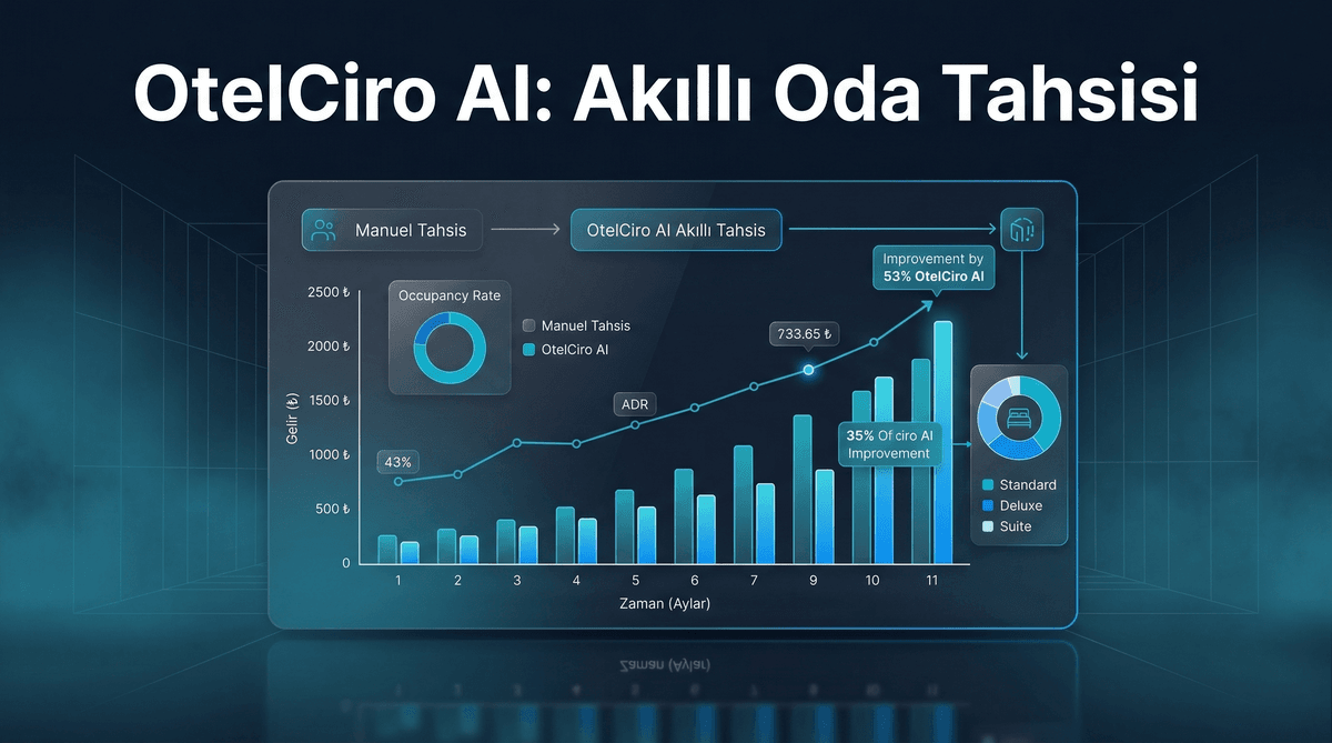 AI Dinamik Oda Tahsis Algoritması: Gelir Maksimizasyonu