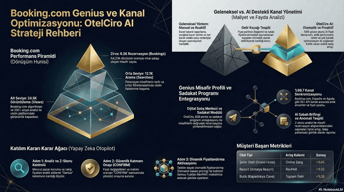 Booking.com Genius Seviye 3: Maksimum Sadakat Programı Kazancı