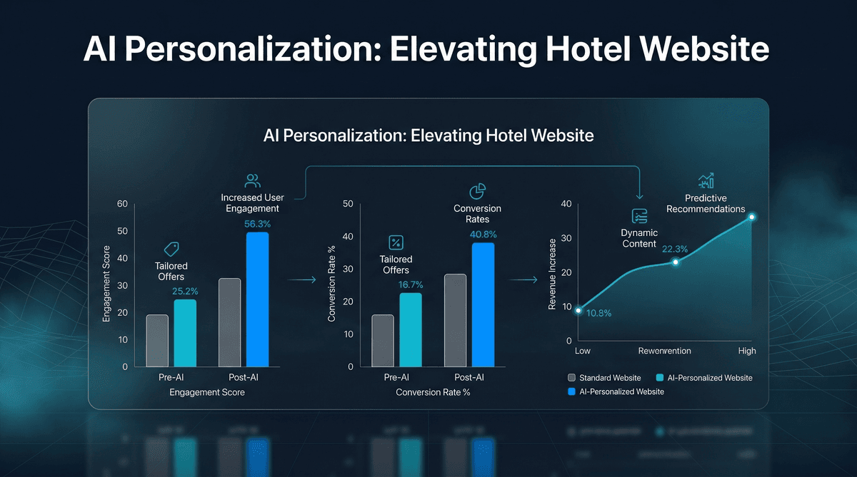 AI ile Otel Web Sitesi Dinamik Kişiselleştirme