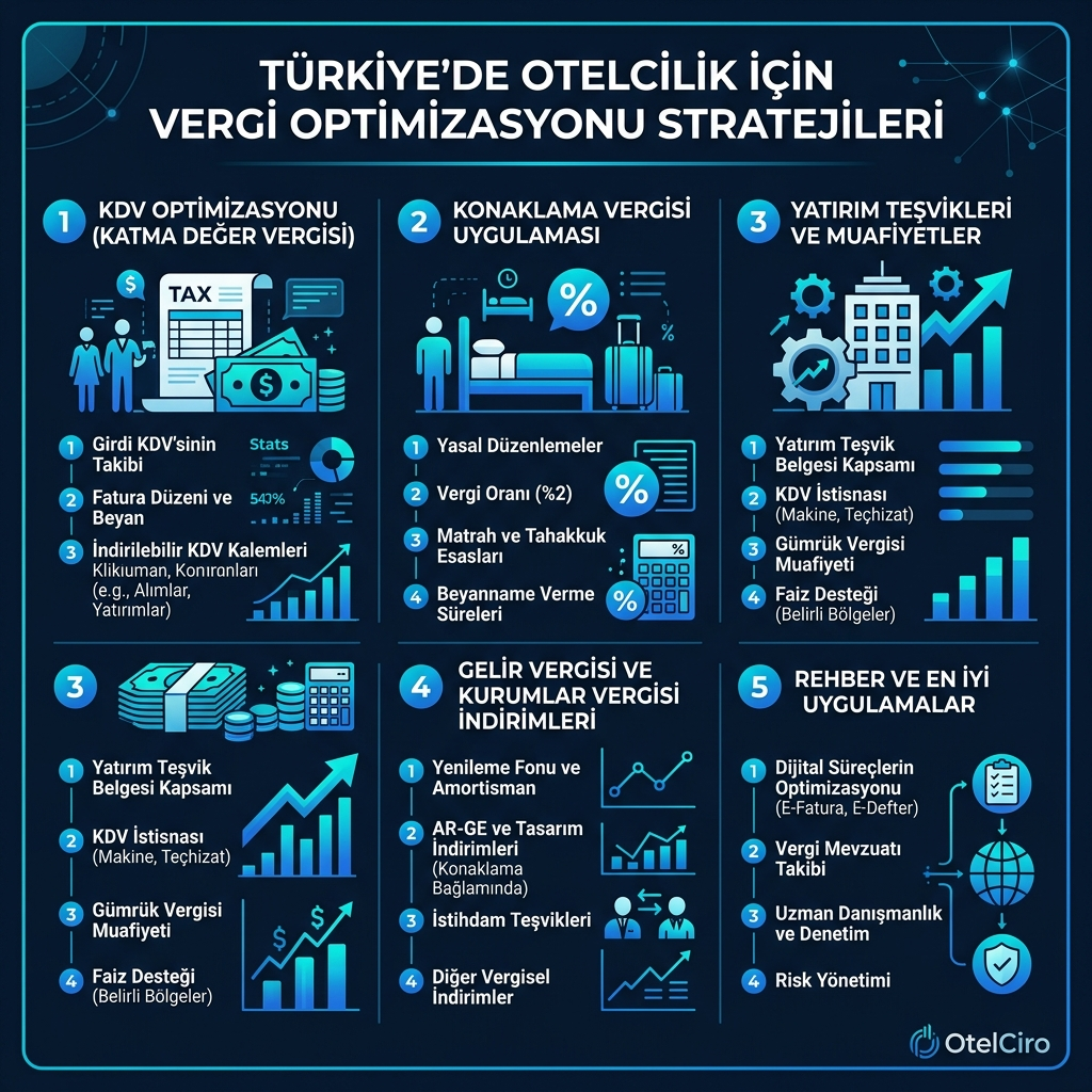 Otel Vergi Optimizasyonu: Türkiye Mevzuatı Rehberi