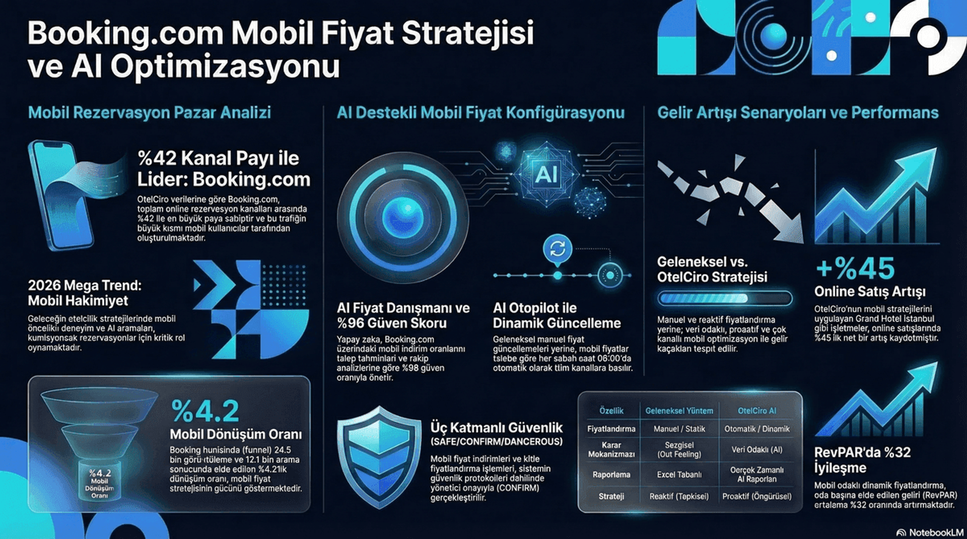 Booking.com mobil fiyat optimizasyonu