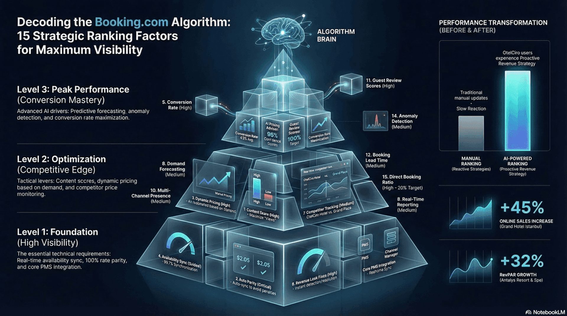 Booking.com ranking algorithm optimization tips