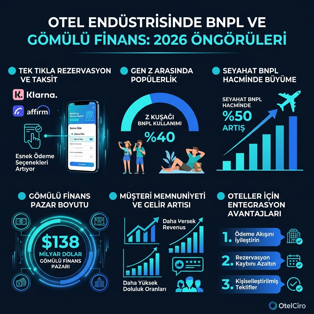 Otellerde BNPL ve Gömülü Finans: Şimdi Rezerve Et Sonra Öde