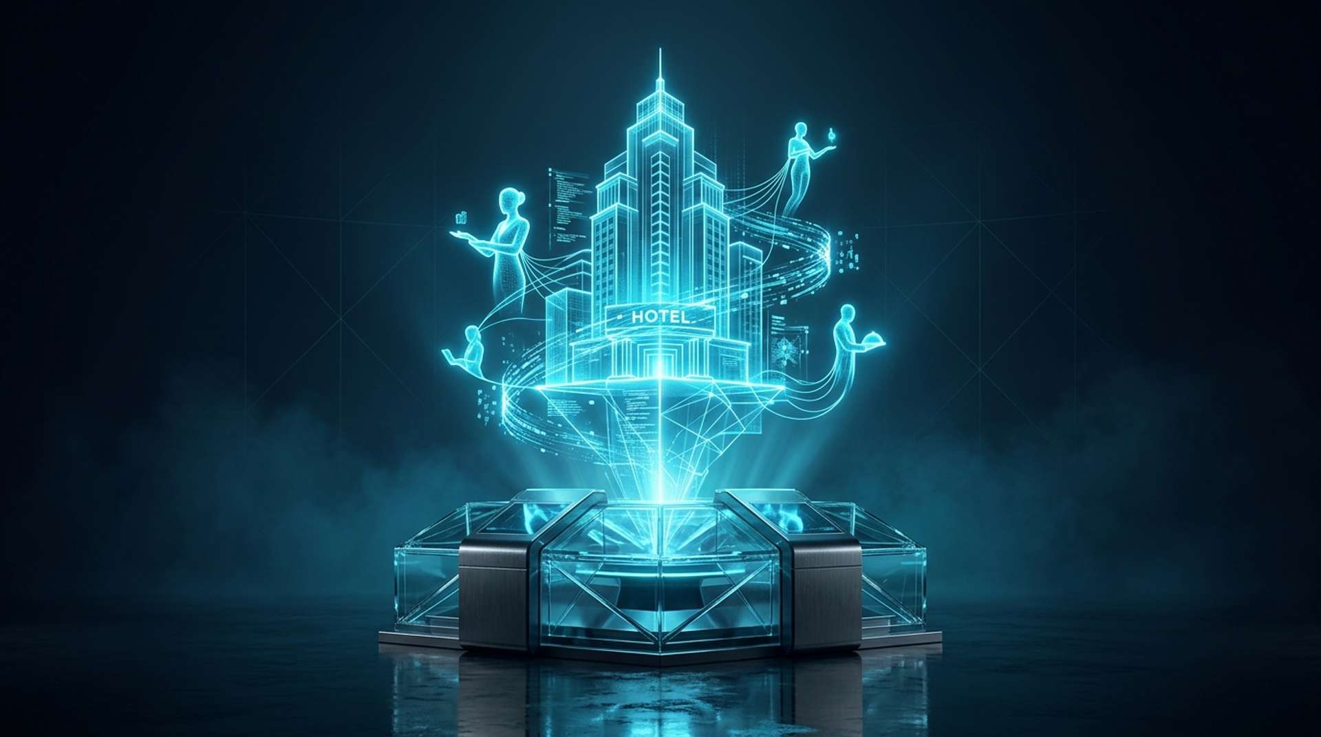 Hotel AI chatbots infographic