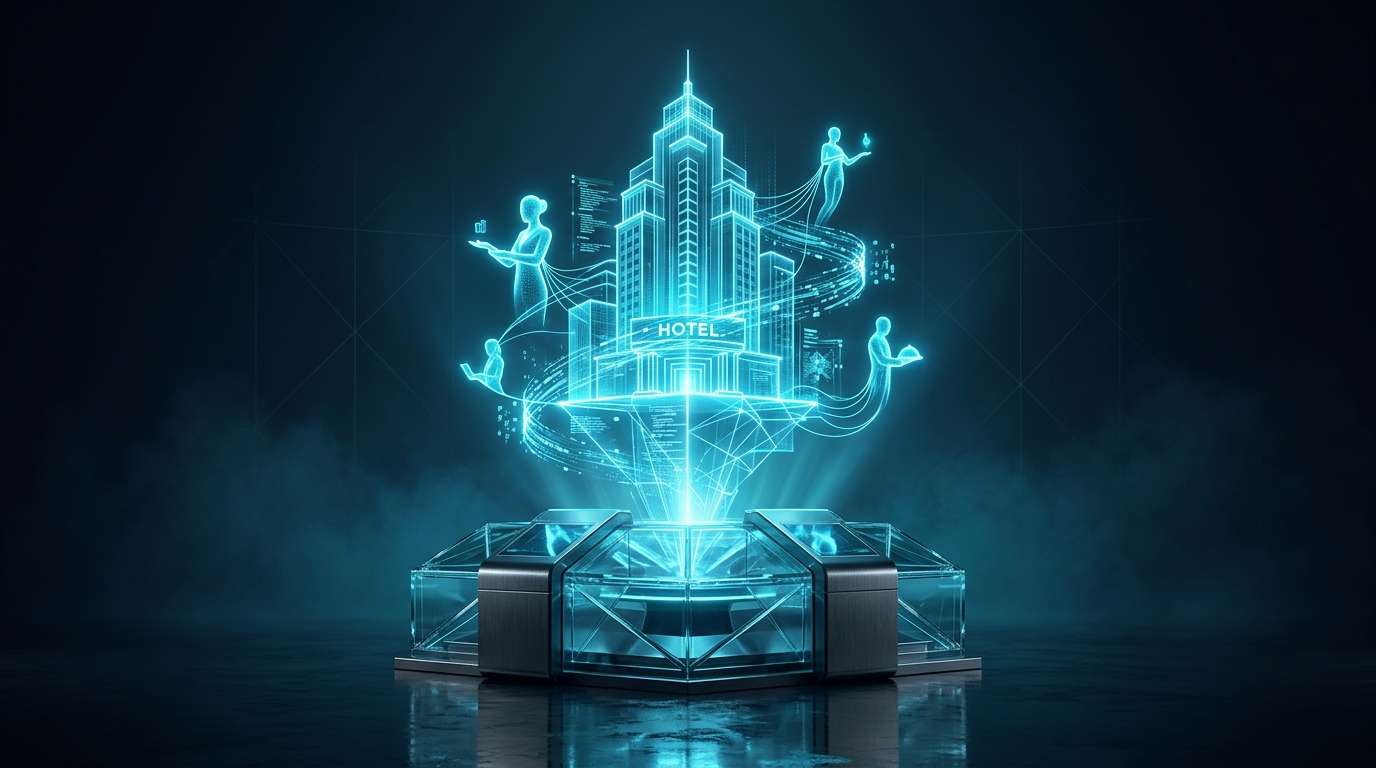 Hotel AI chatbots infographic