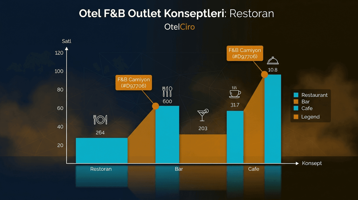 Otel F&B Outlet Konsept Tasarımı: Restoran Bar Kafe