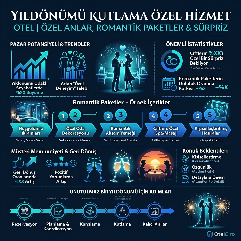 Yıldönümü Kutlama Hizmetleri İnfografiği